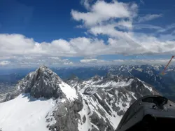 Bilderbuch-Wetter voraus am Dachstein